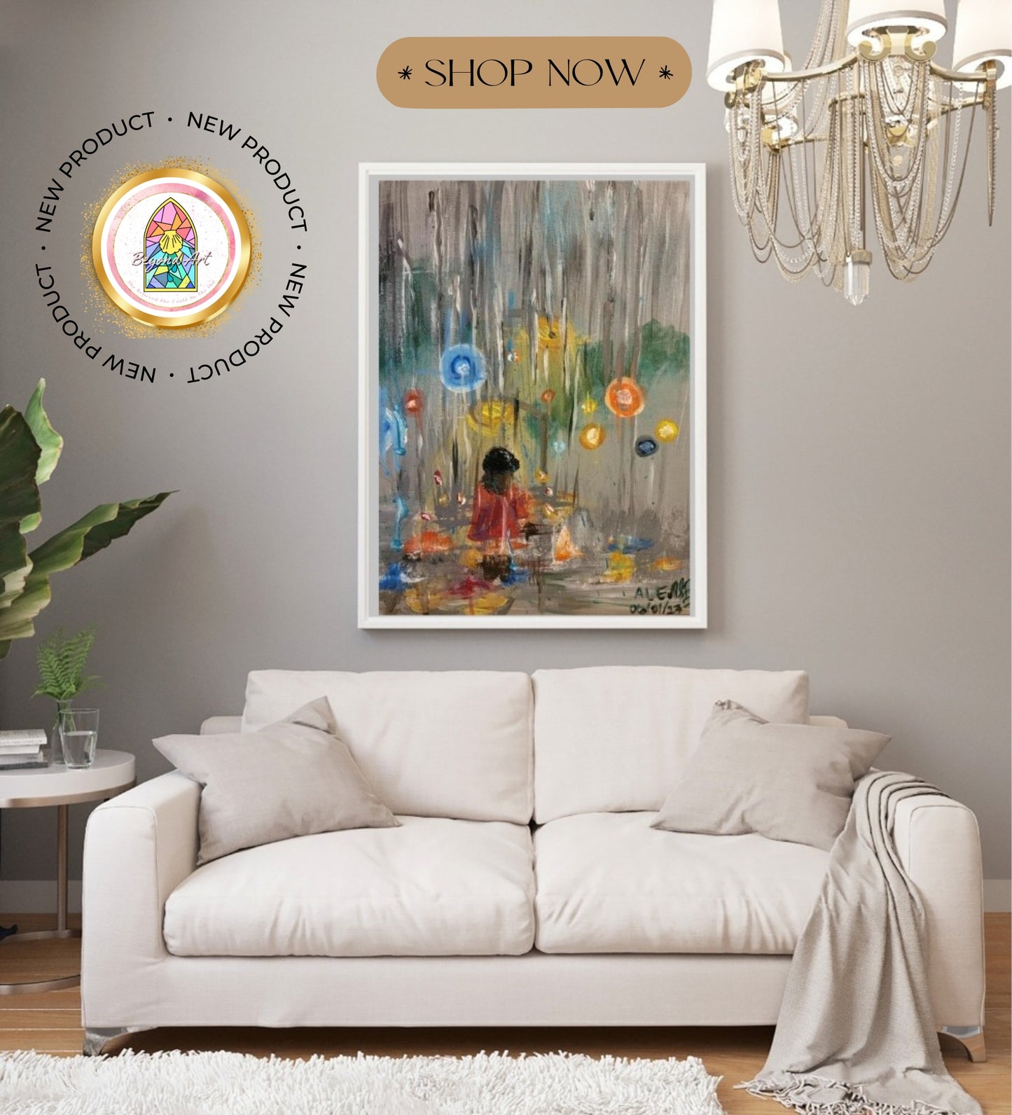 "Caroline, Lights On A Rainy Day"