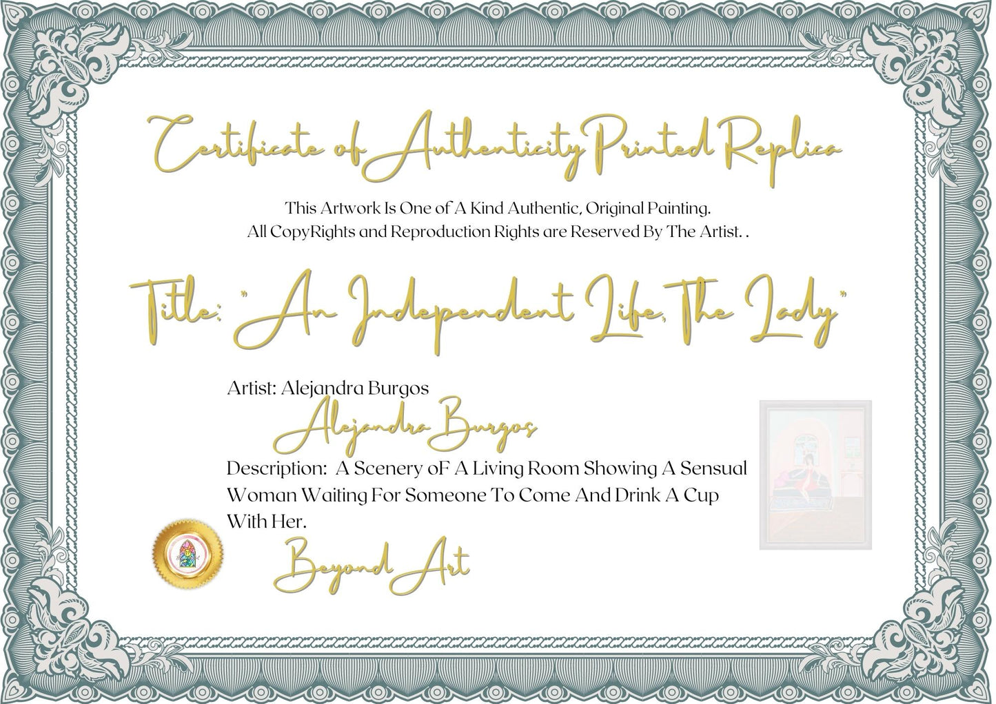 "An Independent Life, The Lady"