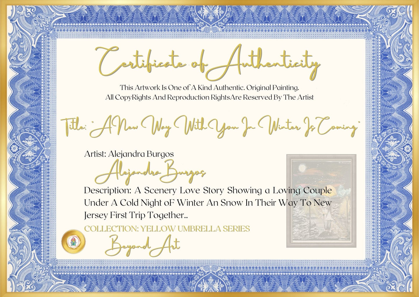 "A New Way In Winter Is Coming"