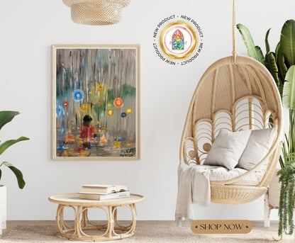 "Caroline, Lights On A Rainy Day"